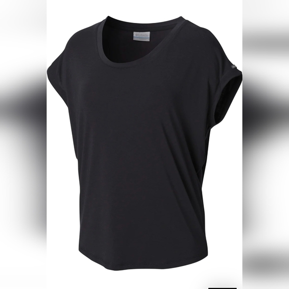 NWT 3x COLUMBIA Women's take it easy black athletic tee, plus size - Picture 1 of 7